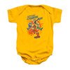 Power Rangers Baby Romper Charged Up Gold Infant Babies Creeper