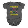 Power Rangers Baby Romper Heads Charcoal Infant Babies Creeper