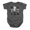 Power Rangers Baby Romper Power Coins Charcoal Infant Babies Creeper