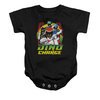 Power Rangers Baby Romper Red Lightning Black Infant Babies Creeper