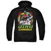 Power Rangers Hoodie Red Lightning Black Sweatshirt Hoody