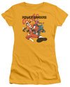 Power Rangers Ninja Steel Juniors Shirt Attack Gold T-Shirt