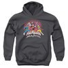 Power Rangers Ninja Steel Kids Hoodie Blast Charcoal Youth Hoody