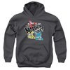 Power Rangers Ninja Steel Kids Hoodie It&#039;s Morphin Time Charcoal Youth Hoody