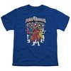 Power Rangers Ninja Steel Kids Shirt Team Royal Blue T-Shirt