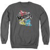 Power Rangers Ninja Steel Sweatshirt It&#039;s Morphin Time Adult Charcoal Sweat Shirt