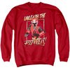 Power Rangers Ninja Steel Sweatshirt Unleash Adult Red Sweat Shirt