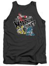 Power Rangers Ninja Steel Tank Top It&#039;s Morphin Time Charcoal Tanktop