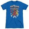 Power Rangers Ninja Steel Team Royal Blue Ringer Shirt