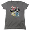 Power Rangers Ninja Steel Womens Shirt It&#039;s Morphin Time Charcoal T-Shirt