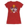 Power Rangers Shirt Juniors Distressed Logo Red T-Shirt