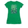 Power Rangers Shirt Juniors Green Ranger Green T-Shirt