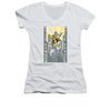 Power Rangers Shirt Juniors V Neck White Ranger White T-Shirt