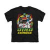 Power Rangers Shirt Kids Red Lightning Black T-Shirt