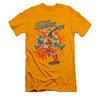 Power Rangers Shirt Slim Fit Charged Up Gold T-Shirt