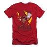 Power Rangers Shirt Slim Fit Go Red Red T-Shirt