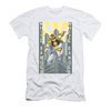 Power Rangers Shirt Slim Fit White Ranger White T-Shirt