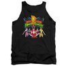 Power Rangers Shirt Tank Top Characters Black Tanktop