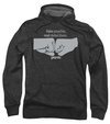 Psych Hoodie Sweatshirt Fist Bump Charcoal Adult Hoody Sweat Shirt