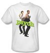 Psych Shirt Hands Up Adult White Tee T-Shirt