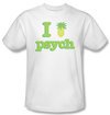 Psych Shirt I Like Psych Adult White Tee T-Shirt