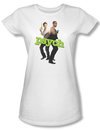 Psych Shirt Juniors Hands Up White Tee T-Shirt