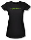 Psych Shirt Juniors The Psychic Is In Black Tee T-Shirt