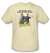 Psych Shirt Palm Trees Adult Cream Tee T-Shirt