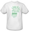 Psych Shirt Pineapple Adult White Tee T-Shirt