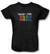 Queer As Folk Ladies Shirt Cast Black T-Shirt Tee