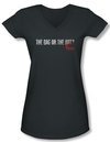 Ray Donovan Shirt Juniors V Neck Bag Or Bat Charcoal Tee Shirt