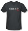 Ray Donovan Shirt Slim Fit V Neck Bag Or Bat Charcoal Tee Shirt