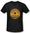 Ray Donovan Shirt Slim Fit V Neck Fite Club Black Tee Shirt