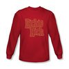 Richie Rich Shirt Name Long Sleeve Red Tee T-Shirt