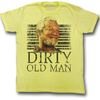 Sanford &amp; Son Shirt Dirty Old Man Adult Yellow Tee T-Shirt