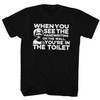 Sanford &amp; Son Shirt Handwritting On The Wall Black T-Shirt