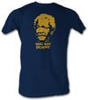 Sanford &amp; Son T-shirt Redd Foxx Big Dummy Adult Navy Blue Tee Shirt