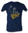 Sanford &amp; Son T-shirt Redd Foxx Coming to Join Ya Honey Navy Tee Shirt