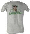 Sanford &amp; Son T-shirt Redd Foxx Pawn Star3 Adult Grey Tee Shirt