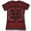 Saved By The Bell Juniors Shirt Authentic Maroon Tee T-Shirt