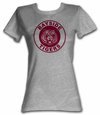 Saved By The Bell Juniors Shirt Bayside Circle Heather Grey Shirt