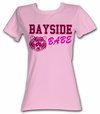 Saved By The Bell Juniors Shirt Bright Logo Pink Tee T-Shirt