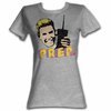 Saved By The Bell Juniors Shirt Hey Preppie Grey Tee T-Shirt