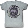 Saved By The Bell Juniors Shirt Pinstripe Bayside Purple T-Shirt