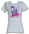 Saved By The Bell Juniors Shirt Player Silver Tee T-Shirt