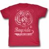 Saved By The Bell Shirt Bayside Vintage Adult Heather Red Tee T-Shirt