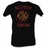 Saved By The Bell Shirt Tiger Claws Adult Black Tee T-Shirt