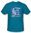 Saved by the Bell Shirt Turn up the A.C. Adult Turquoise Tee T-Shirt