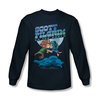 Scott Pilgrim Vs. The World Shirt Lovers Long Sleeve Navy Tee T-Shirt