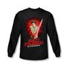 Scott Pilgrim Vs. The World Shirt Super Sword Long Sleeve Black Tee T-Shirt